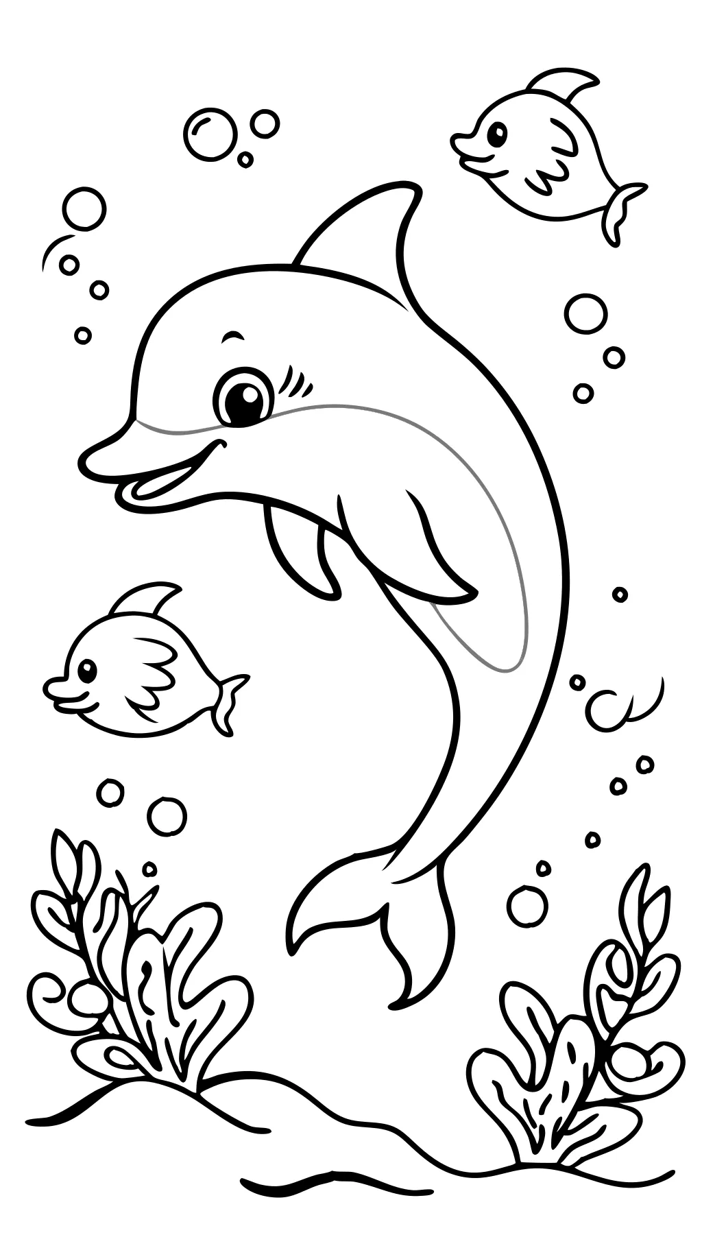 coloriages dauphins gratuits